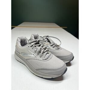 Brooks Womens Addiction Walkers Suded Gray Sneaker Size 8.5